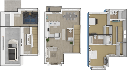 3 Storage Drive 2 Beds Apartment, Townhouse for Rent - Photo Gallery 8